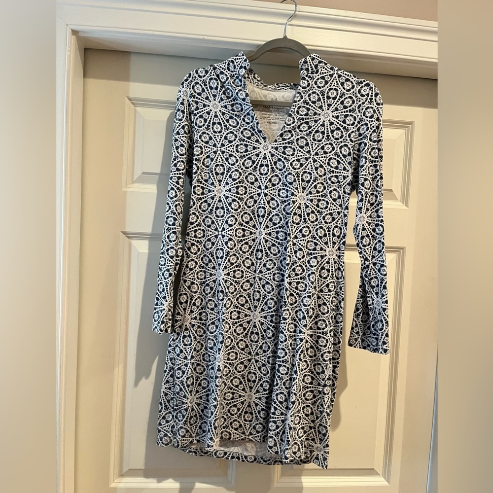 Navy Mahi Gold Dress